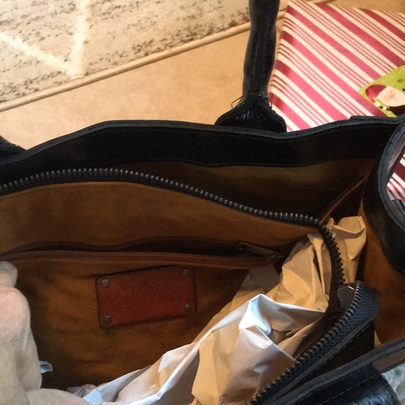 PATRICIA NASH NWT CURRY FAUX FUR LEATHER TOTE.  [BRAND NEW WITH TAGS] - Picture 8 of 16